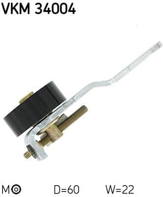 Belt Tensioner, V-ribbed belt VKM 34004 - image 4