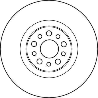 Brake Disc TRW SINGLE DF4904S - image 4