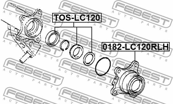 Bearing, drive shaft TOS-LC120 - image 2
