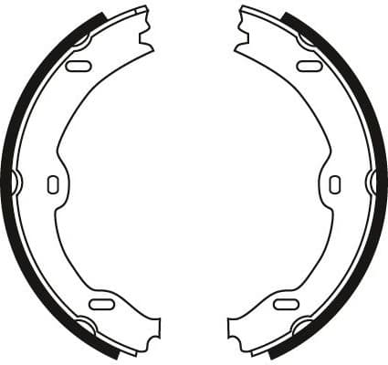 Brake Shoe Set, parking brake GS8721 - image 4