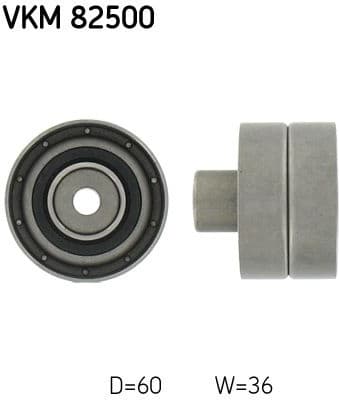 Deflection Pulley/Guide Pulley, timing belt VKM 82500 - image 2