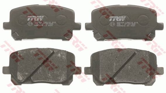 Brake Pad Set, disc brake COTEC GDB3315 - image 4