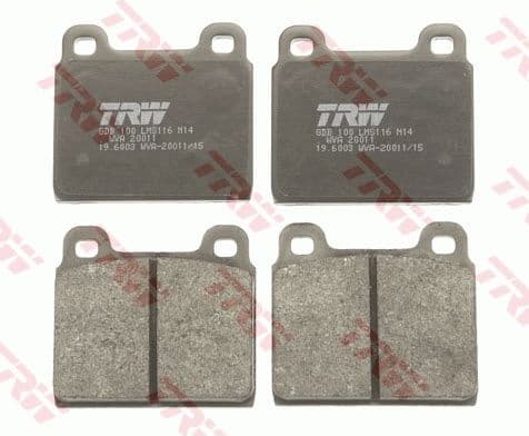 Brake Pad Set, disc brake COTEC GDB100 - image 4
