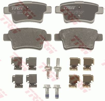 Brake pads rear, Top Quality GDB1692