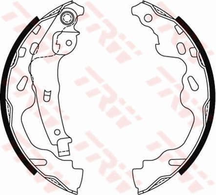 Brake Shoe Set GS8480 - image 2