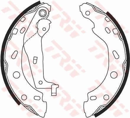 Brake Shoe Set GS8685 - image 2
