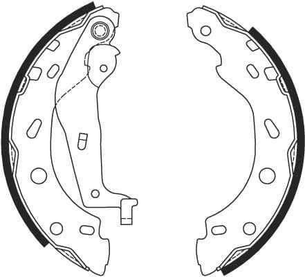 Brake Shoe Set GS8685 - image 3