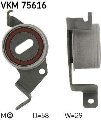 Tensioner belt VKM75616 - image 3