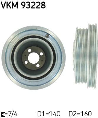 Pulley crankshaft VKM93228 - image 2