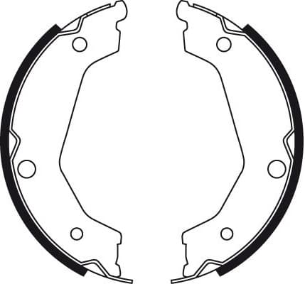 Brake Shoe Set, parking brake GS8722 - image 4