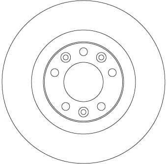 Brake discs kit rear, (2pcs), Top Quality DF6667 - image 2