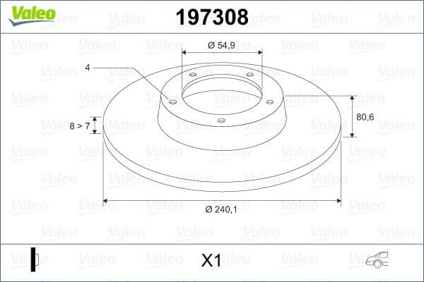 Brake Disc 197308