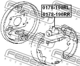 Wheel Brake Cylinder 0178-190RL - image 2