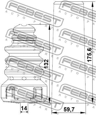 Dust Cover Kit, shock absorber VWSHB-TOURR-KIT - image 2