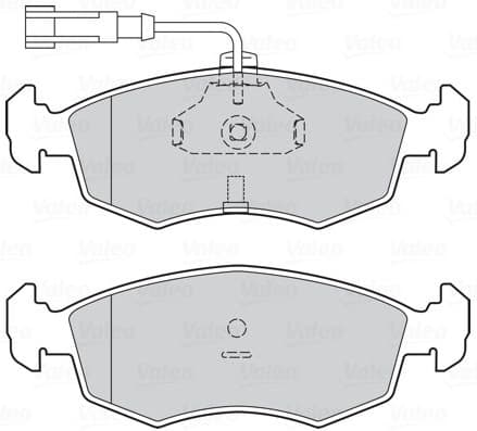 Brake Pad Set, disc brake ESSENTIAL 302330 - image 2