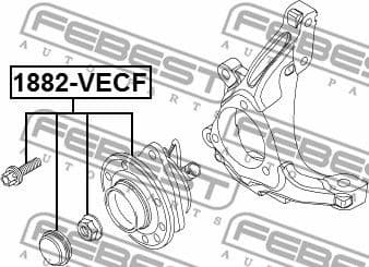 Wheel Hub 1882-VECF - image 2