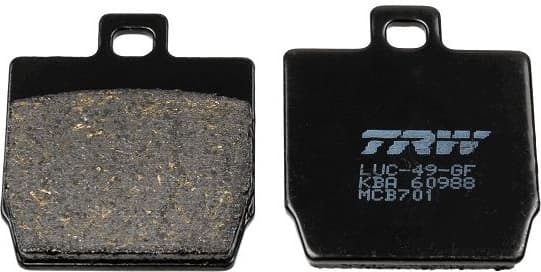Brake Pad Set, disc brake Organic Allround MCB701