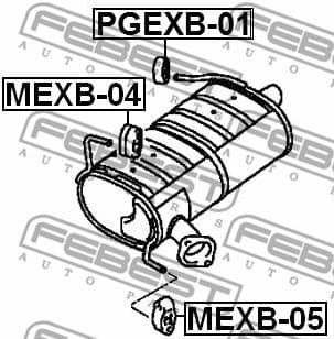 Rubber Buffer, muffler MEXB-05 - image 2