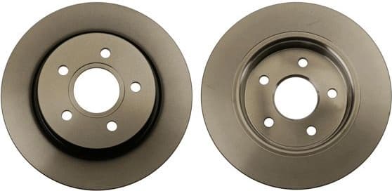 Brake discs kit rear, (2pcs), Top Quality DF6139 - image 3