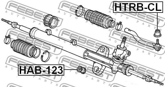 Repair Kit, tie rod end HTRB-CL - image 2