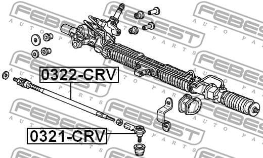 Tie Rod End 0321-CRV - image 2