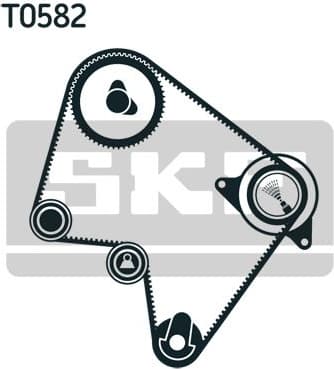 Water Pump & Timing Belt Kit VKMC 96010 - image 4