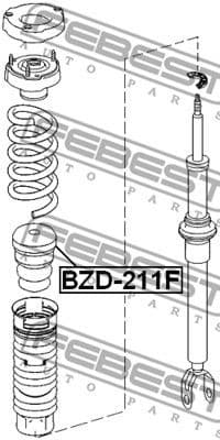 Rubber Buffer, suspension BZD-211F - image 2
