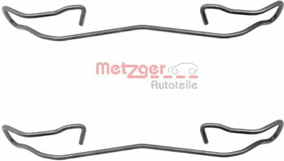 priedų komplektas, diskinių stabdžių trinkelės 109-1187