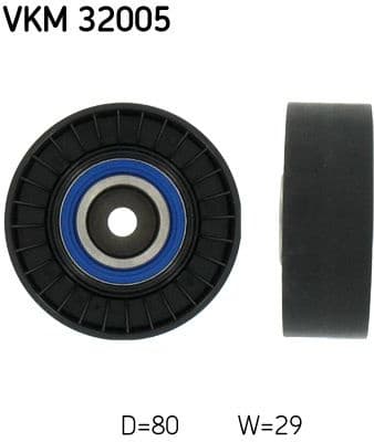 Deflection/Guide Pulley, V-ribbed belt VKM 32005 - image 2