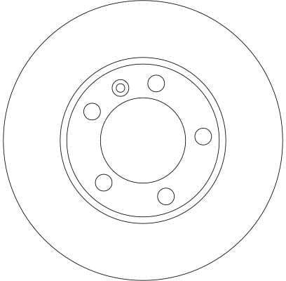 Brake disc, 1pcs FRONT, Top Quality DF4249S - image 2