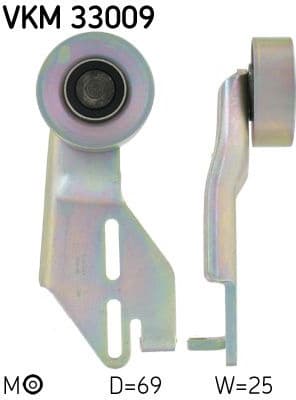 Belt Tensioner, V-ribbed belt VKM 33009 - image 2