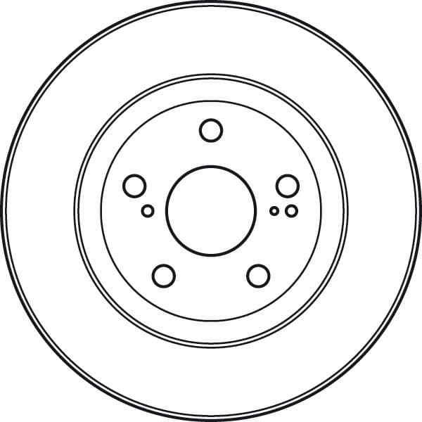 Brake disc, 1pcs FRONT, Top Quality DF4828S - image 2