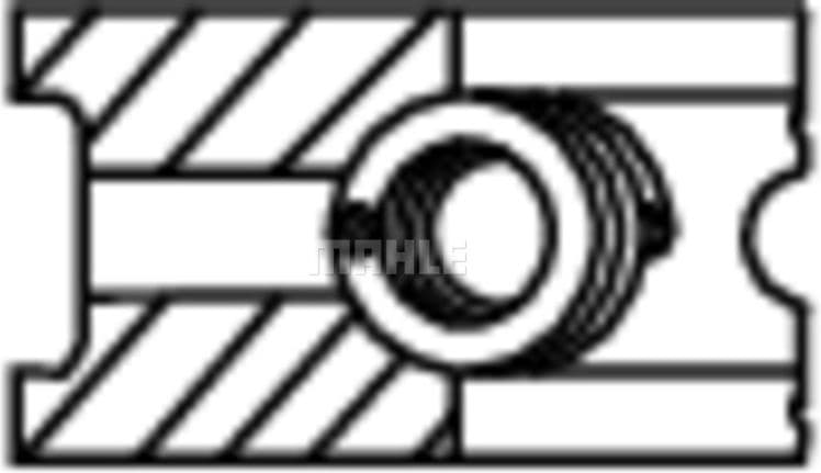 Piston Ring Set 029 92 N1 - image 3