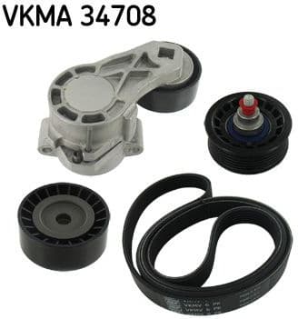 V-ribbed Belt Set VKMA 34708 - image 2