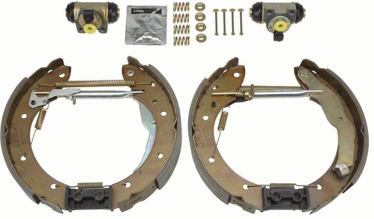Brake Shoe Set Superkit GSK1053 - image 2