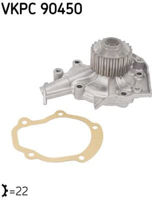 Water Pump, engine cooling Aquamax VKPC 90450 - image 2