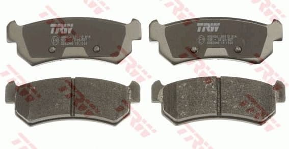 Brake Pad Set, disc brake COTEC GDB3348 - image 3