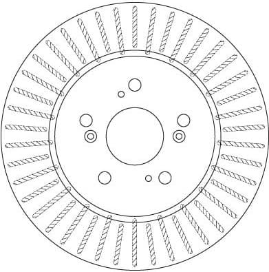 Brake Disc TRW SINGLE DF6180S - image 4