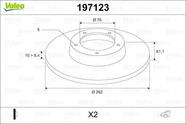 Brake Disc 197123