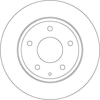 Brake discs kit rear, (2pcs), Top Quality DF6659 - image 2