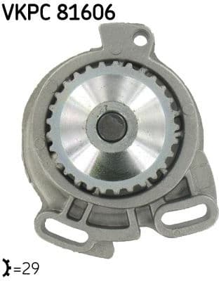 Water Pump, engine cooling VKPC 81606 - image 2