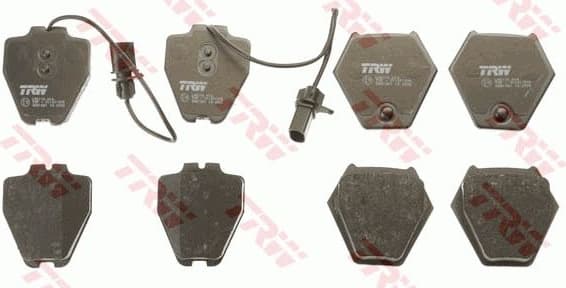 Brake pads front, Top Quality GDB1381 - image 4