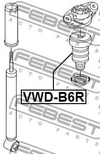 Rubber Buffer, suspension VWD-B6R - image 2