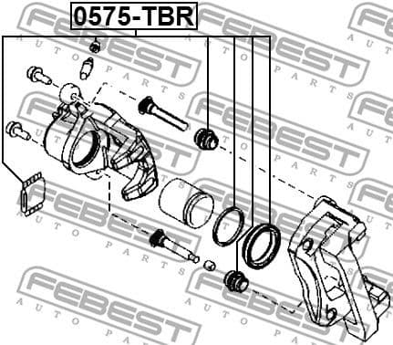 Repair Kit, brake caliper 0575-TBR - image 2