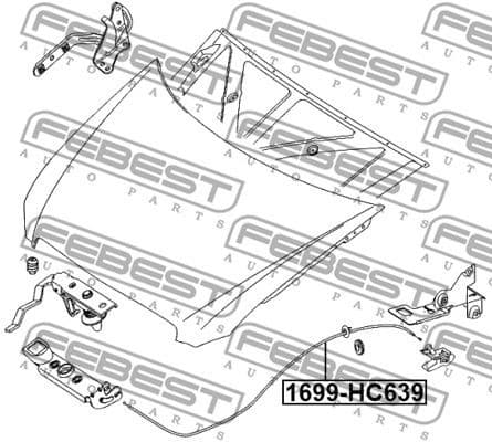 Bonnet Cable 1699-HC639 - image 2