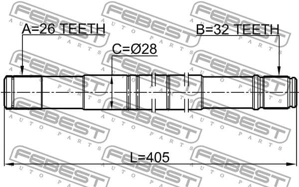 Drive Shaft 2112-CB4LH - image 2