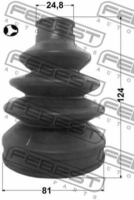 Bellow, drive shaft 1915-E60T - image 2