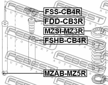 Rubber Buffer, suspension FDD-CB3R - image 2