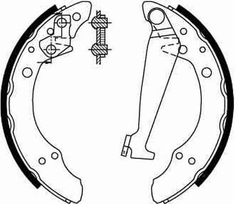 Brake Shoe Set GS8526 - image 3