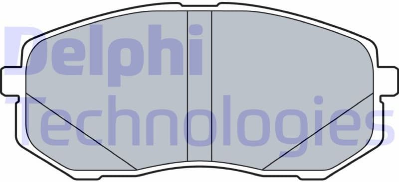 Brake Pad Set, disc brake LP3538